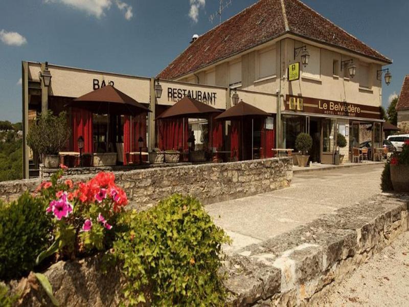 Logis Hotels - Le Belvedere - Hotel Et Restaurant Rocamadour Ngoại thất bức ảnh